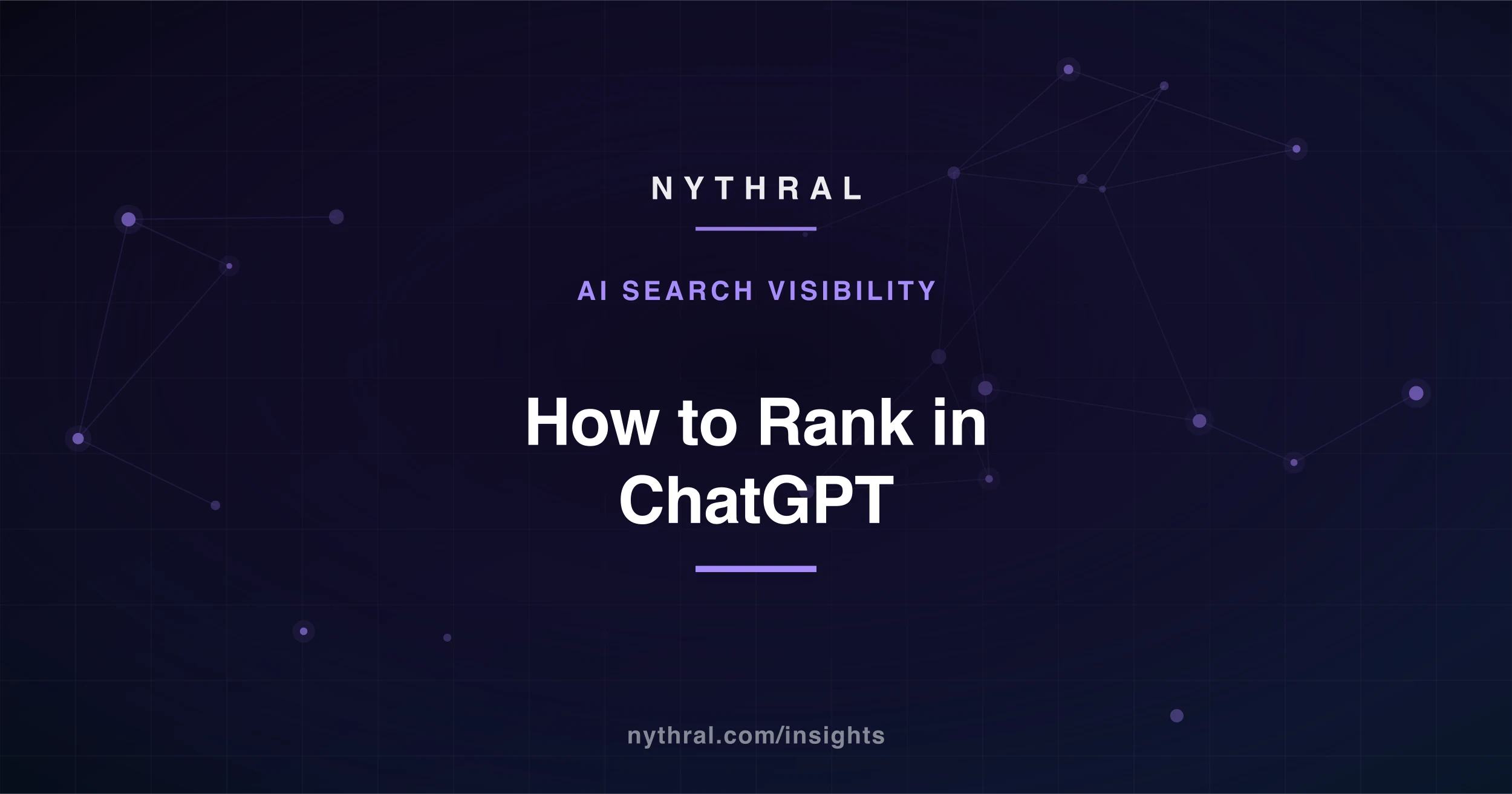 How To Rank in ChatGPT: Get Your Brand Into AI Answers cover image