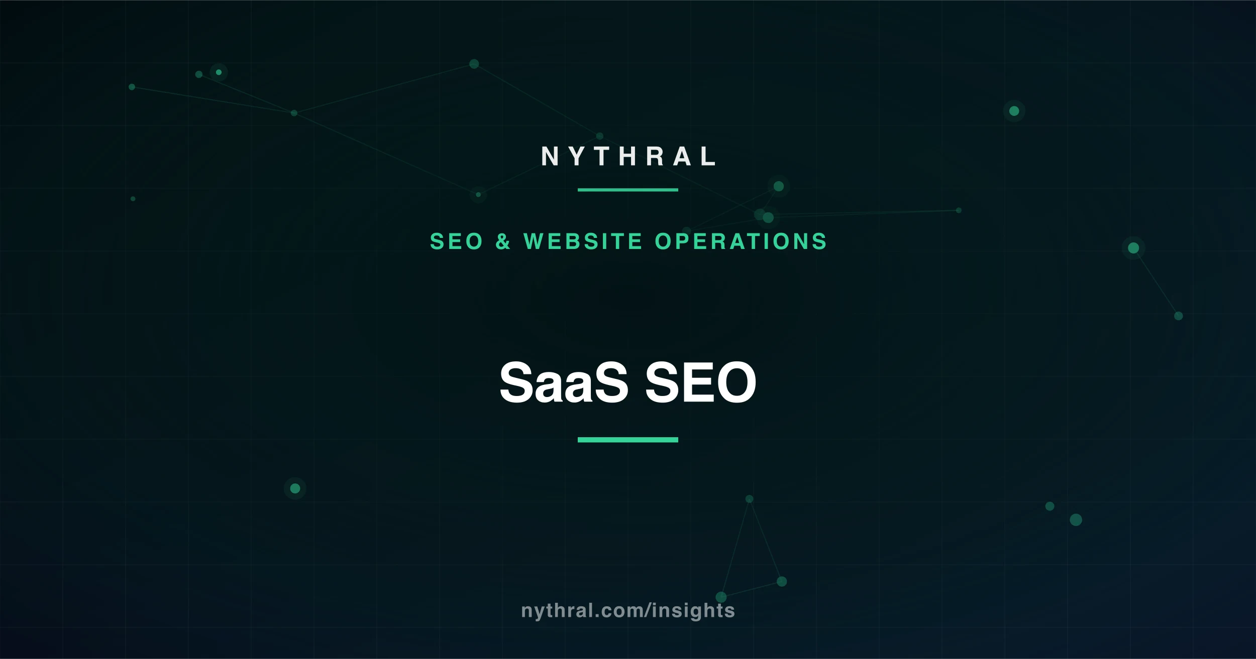 SaaS SEO: A Playbook for Product-Led Growth article cover