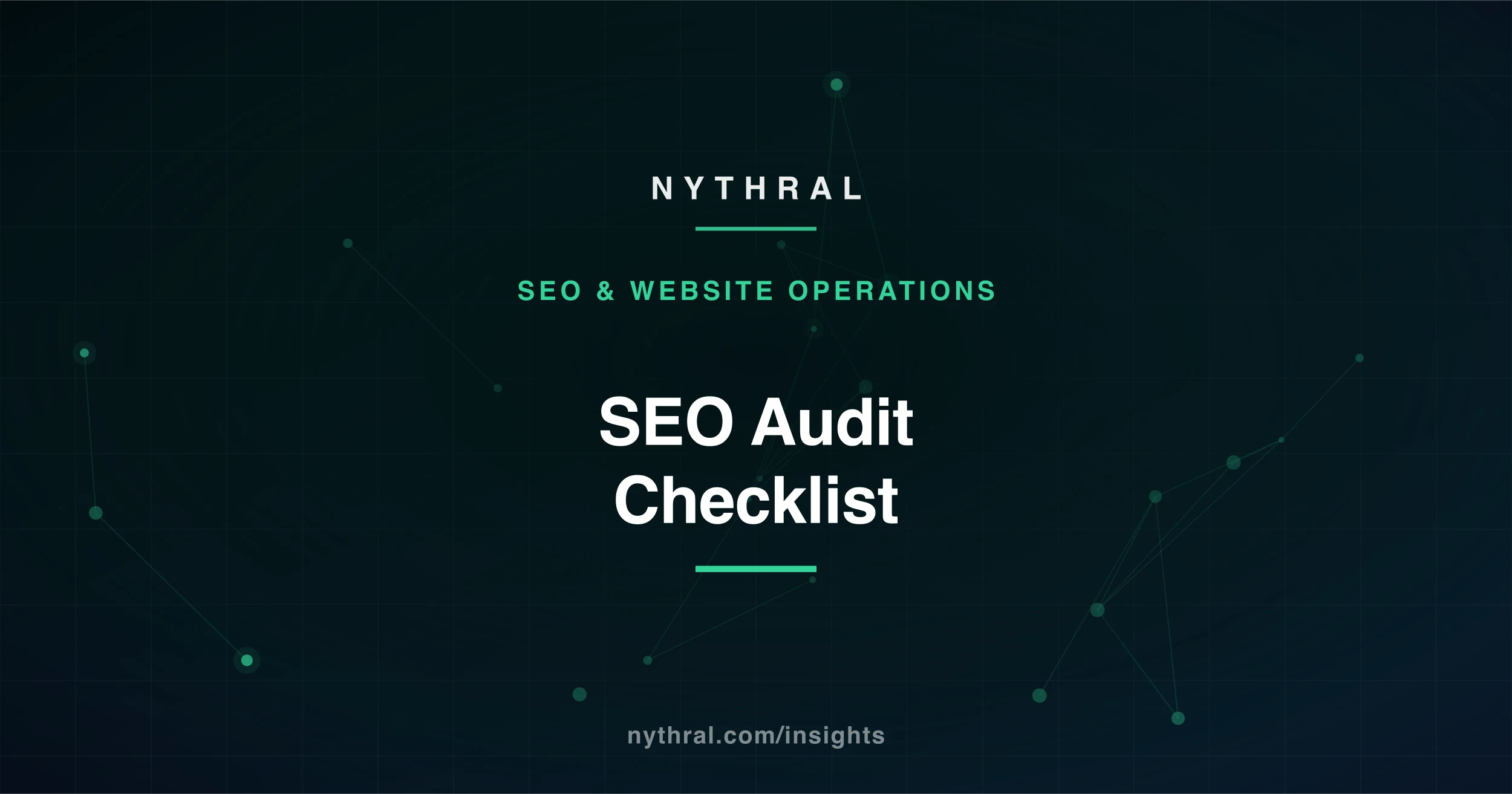 SEO Audit Checklist: A 2026 Step-by-Step cover image