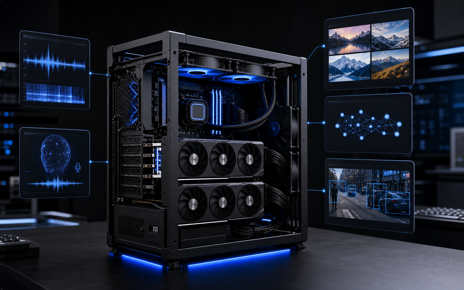 Private AI models on hardware you control.: GPU workstation for local inference