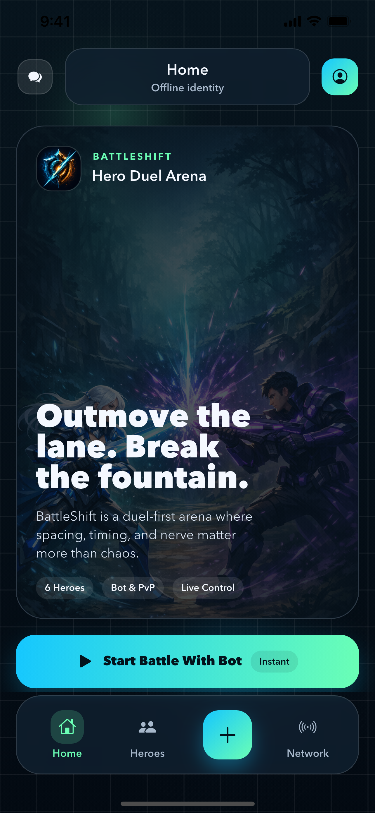 BattleShift real product screenshot