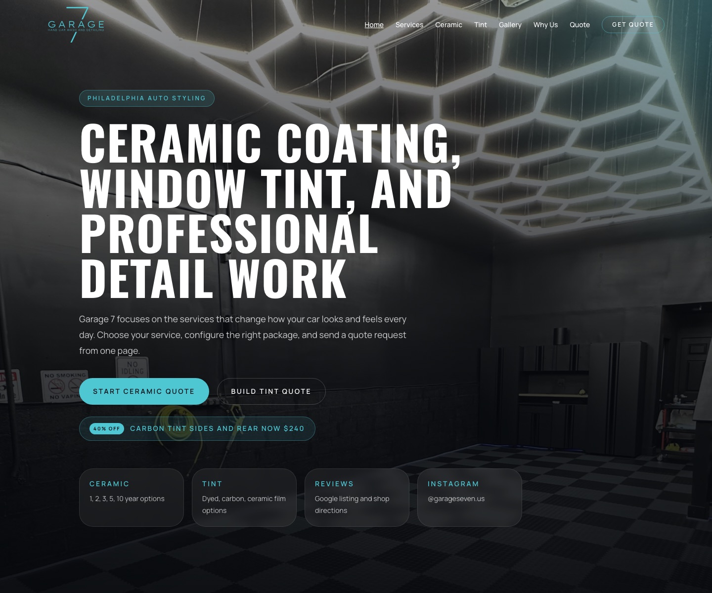 GarageLink CRM real product screenshot